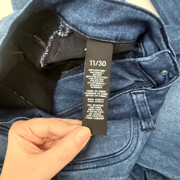 Fashion Nova Ultra-High-Waist Jegging Pants | Dark Wash | Size 11/30 - Picture 7 of 9